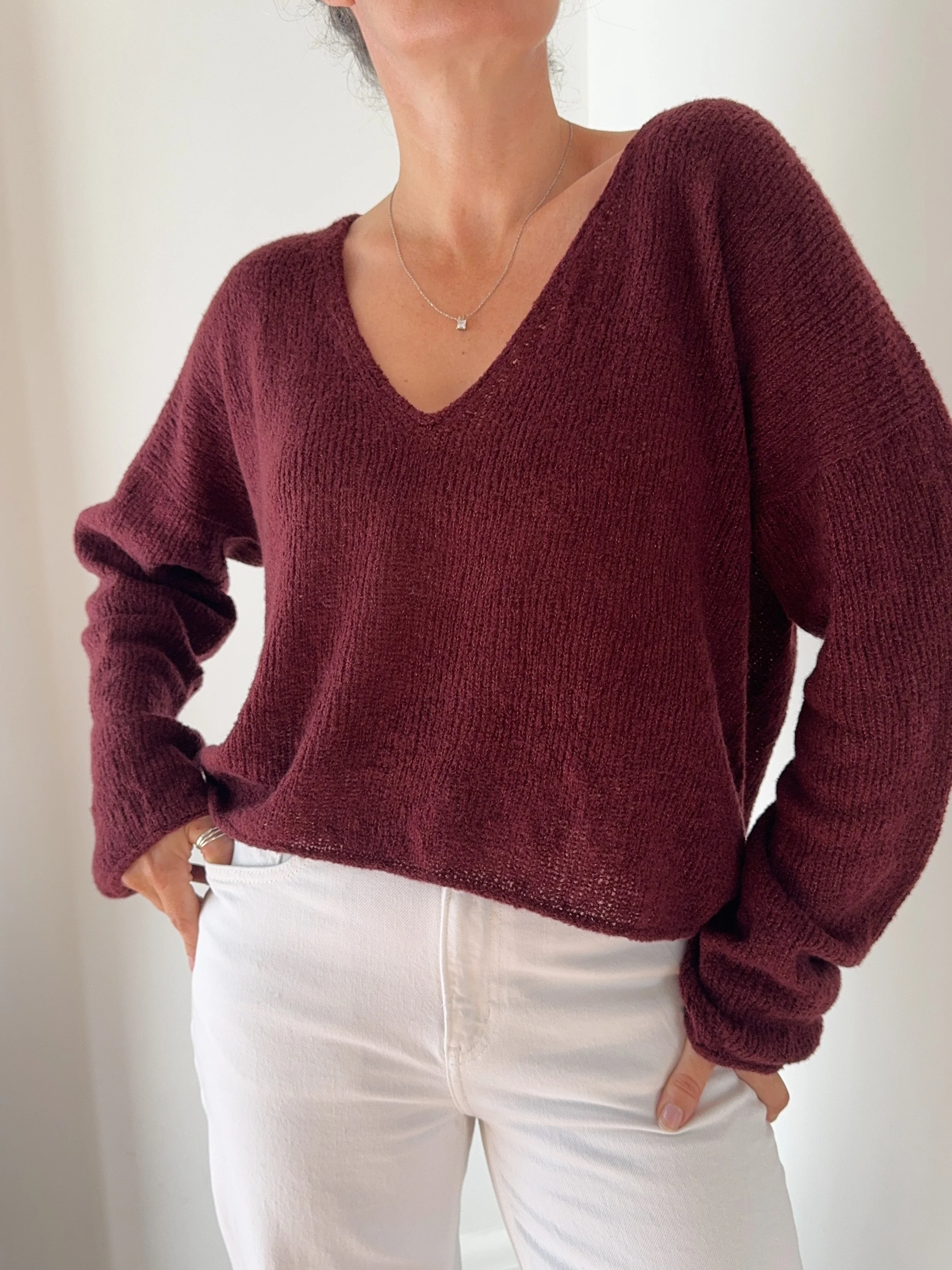V Neck Sweaters — caidree — Caidree